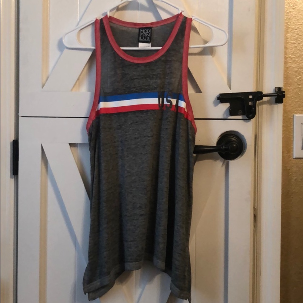 Brand new Modern Lux USA tank top!